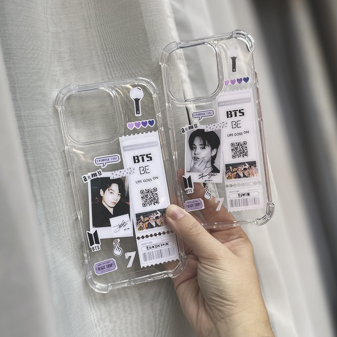 Antishock Transparent Photo Cases+Calendar