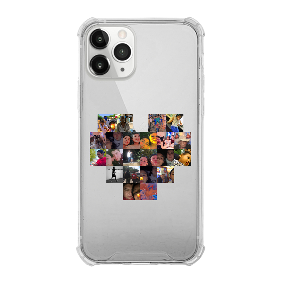 Foto Case Corazón Transparente Antishock