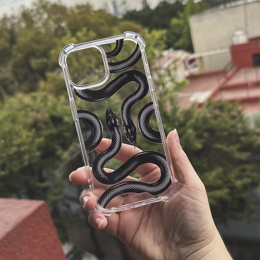 Sticker Case Transparent Antishock