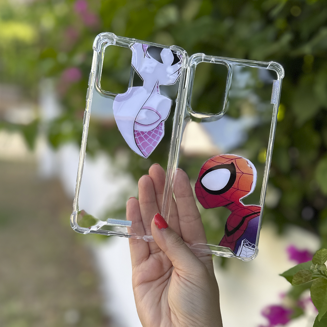 Cases Spiderverse Transparente Antishock