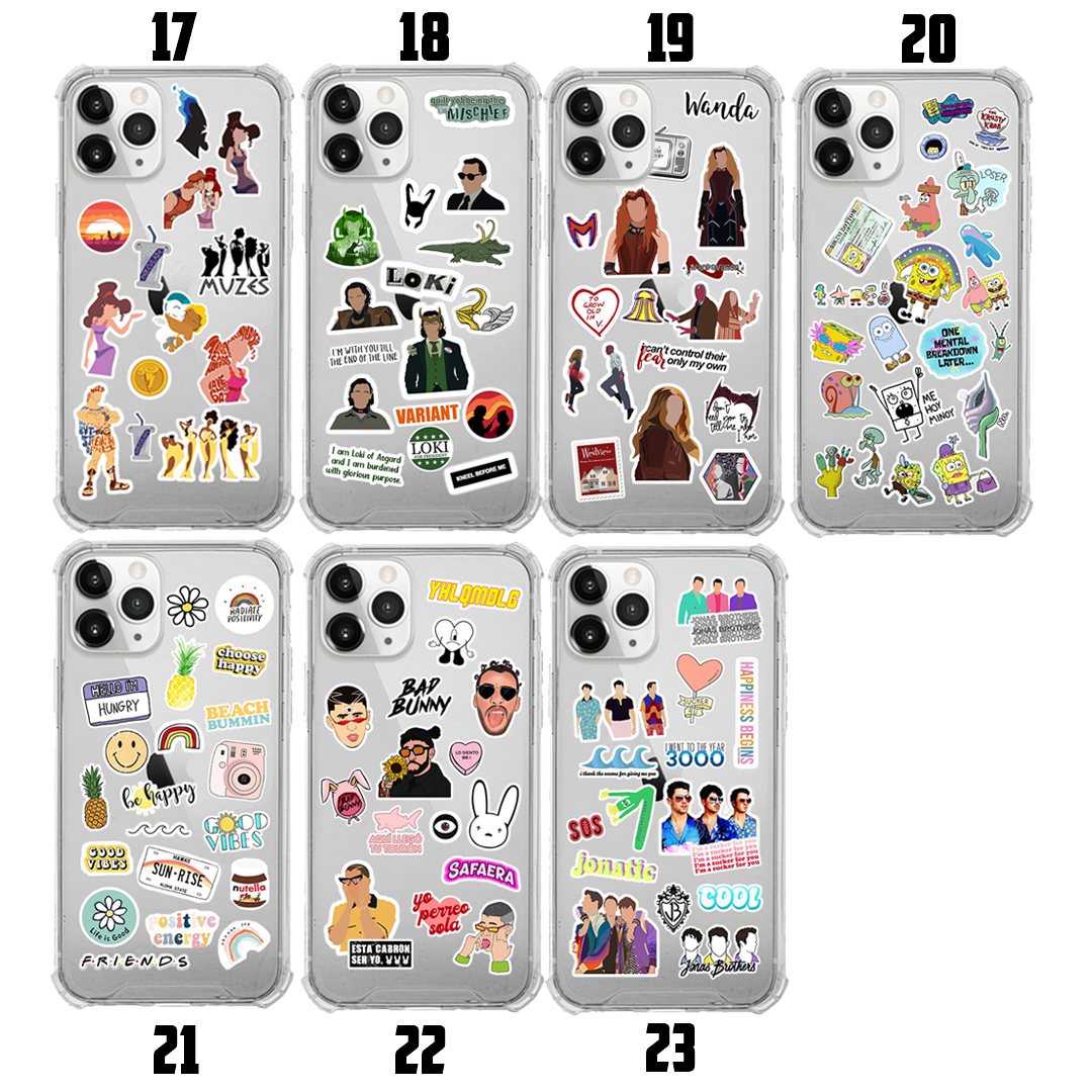 Sticker Case TPU Black Shore