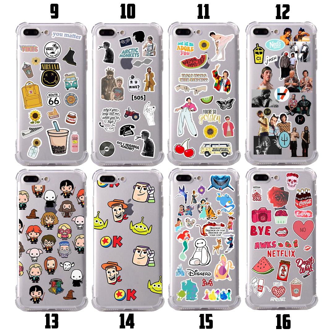 Sticker Case TPU Black Shore