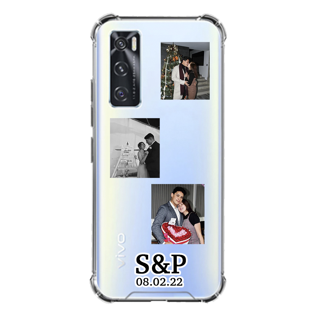 Foto Case 3 Fotos Transparente Antishock