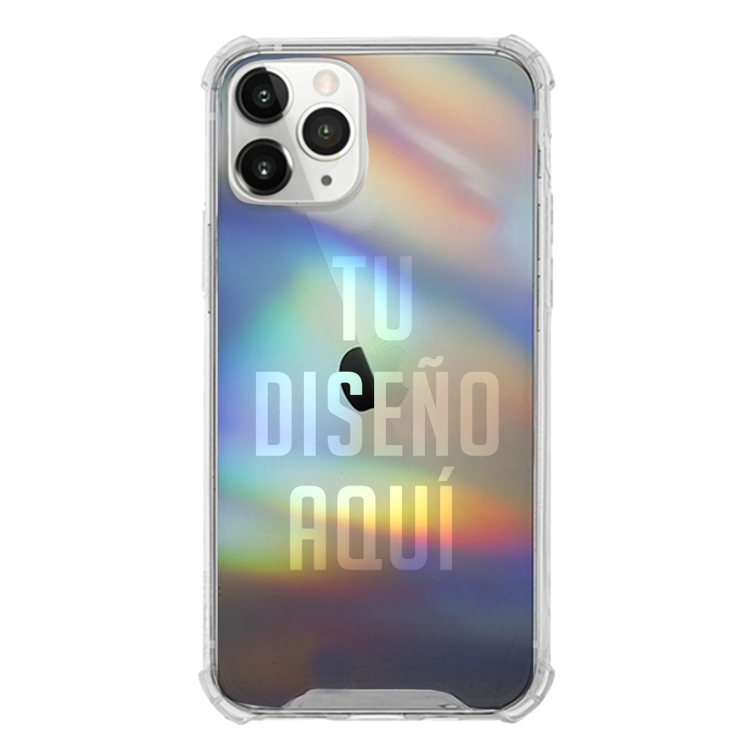 Case Personalizada Tornasol Transparente Antishock