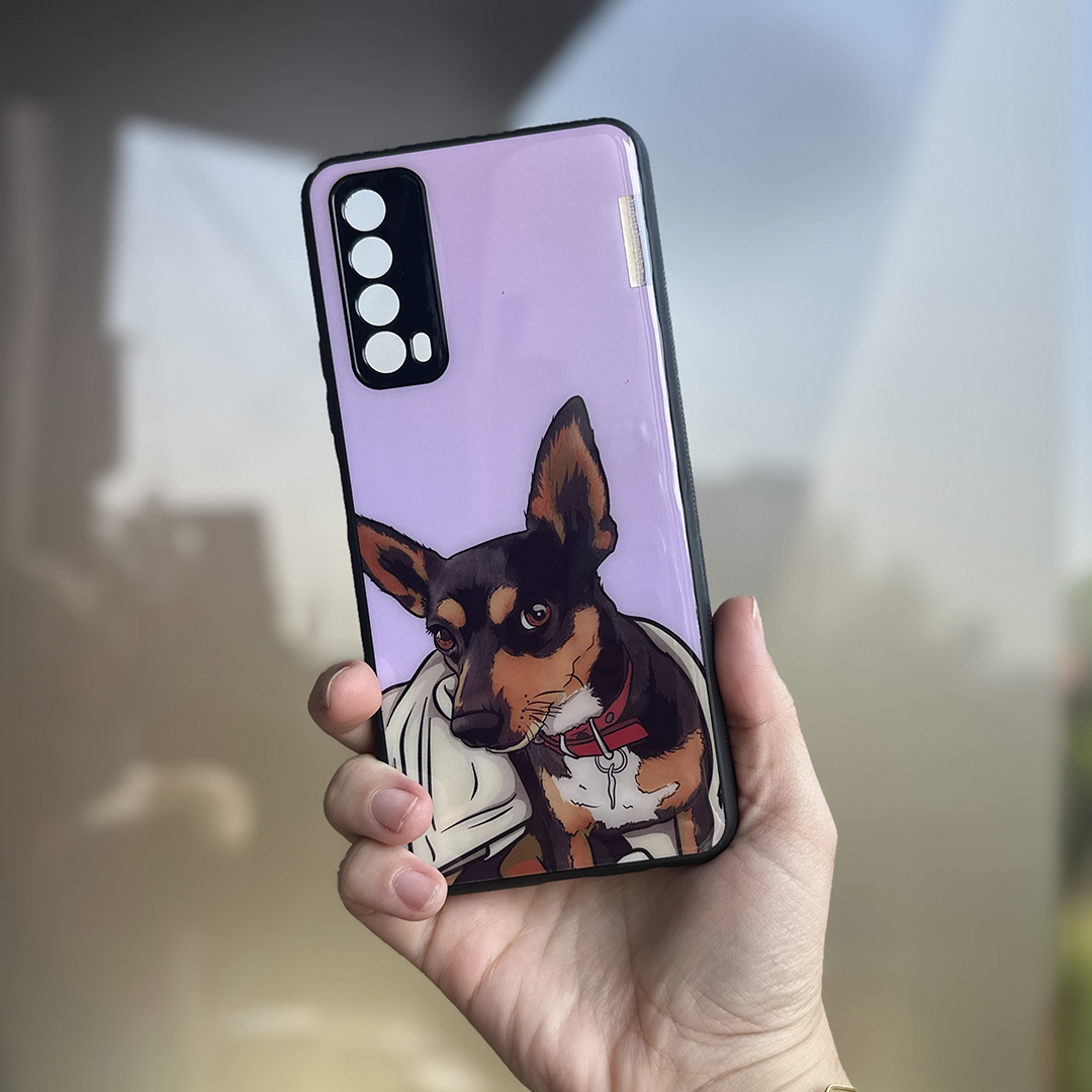 Case Ilustrada Tu Mascota TPU Orilla Negra