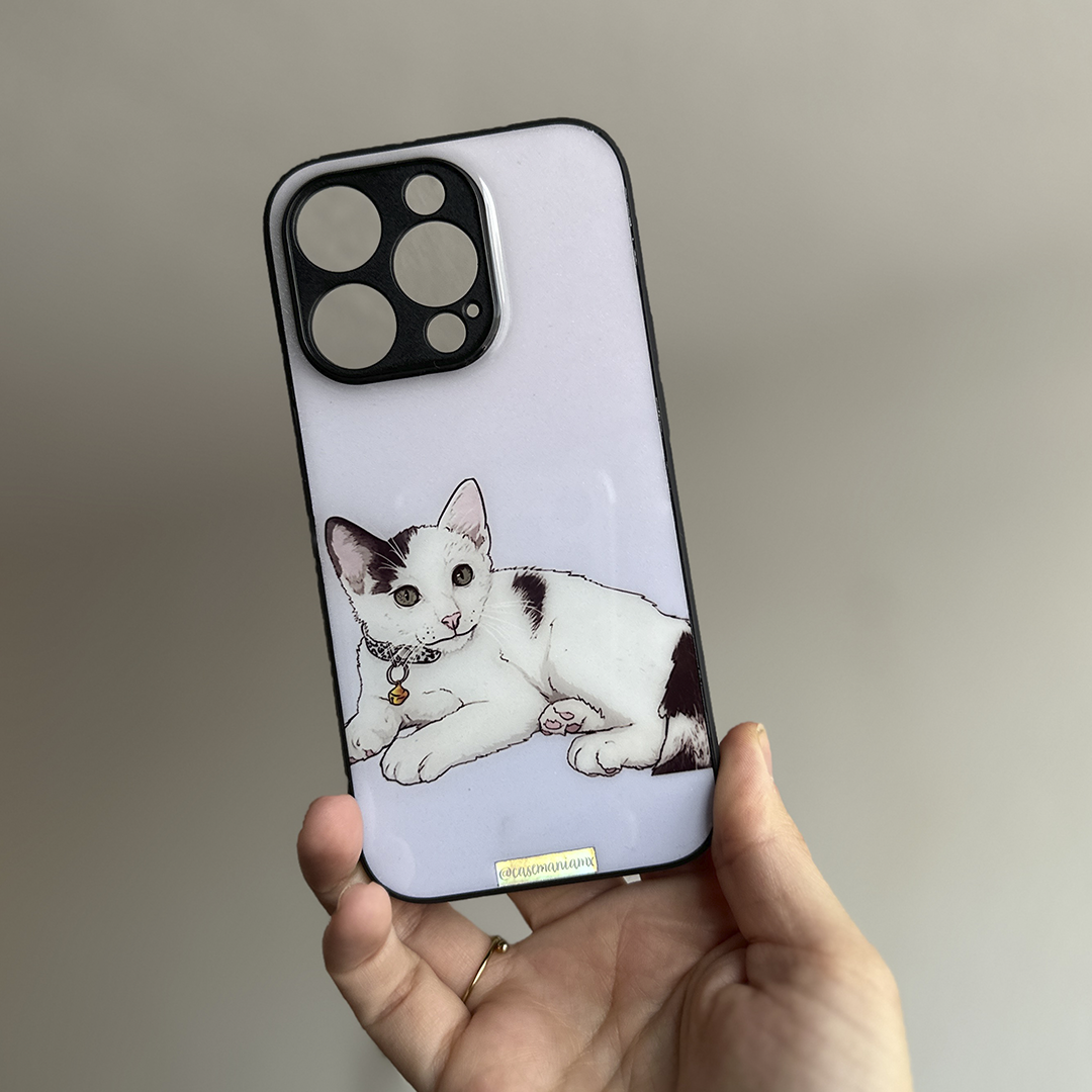 Case Ilustrada Tu Mascota TPU Orilla Negra