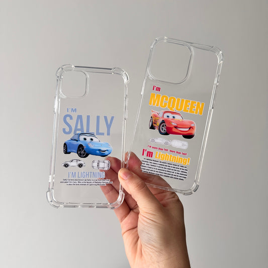 Cases Sally y Rayo Transparente Antishock