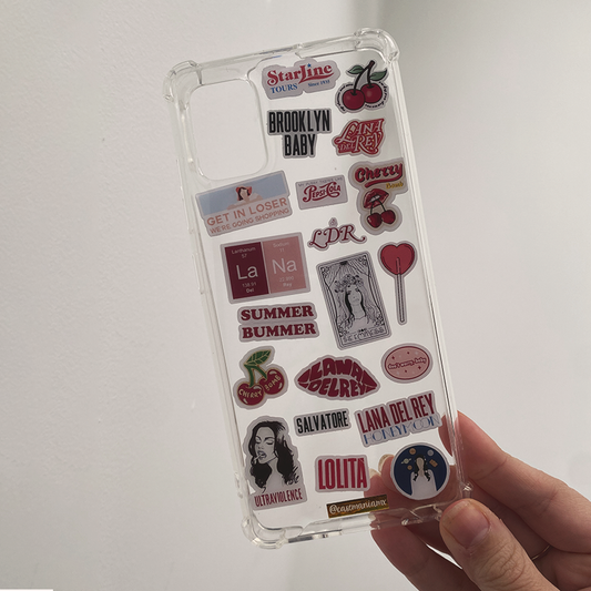 Sticker Case Transparent Antishock 