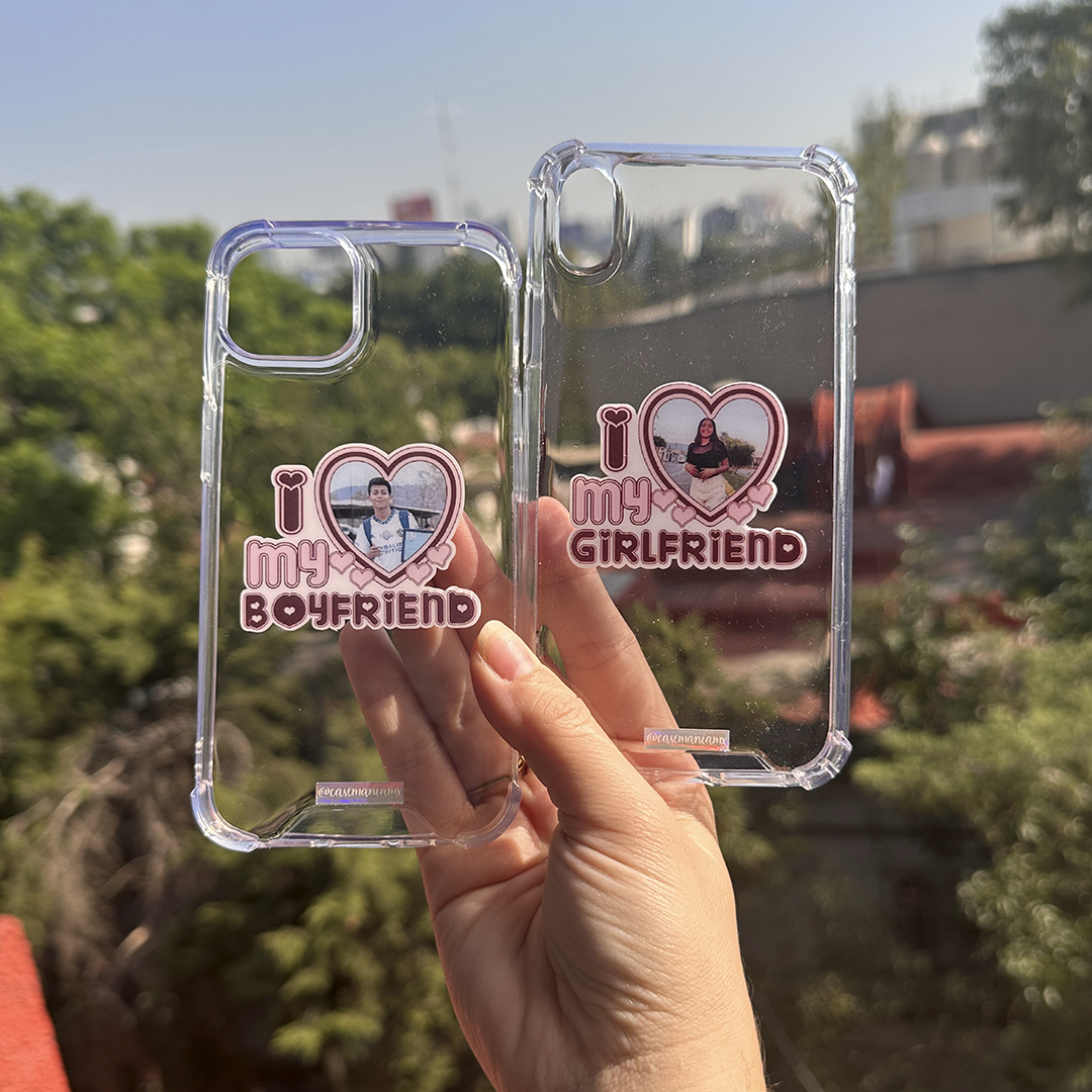 Antishock Transparent Photo Cases+Calendar