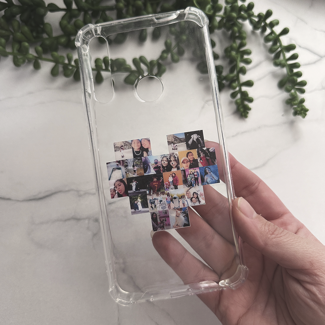 Photo Case Heart Transparent Antishock 