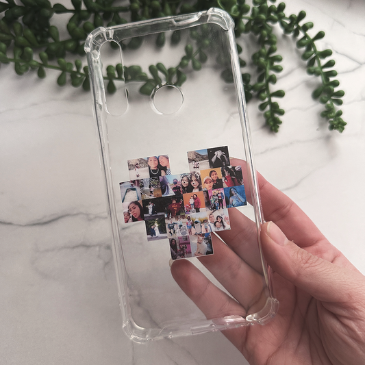 Photo Case Heart Transparent Antishock 