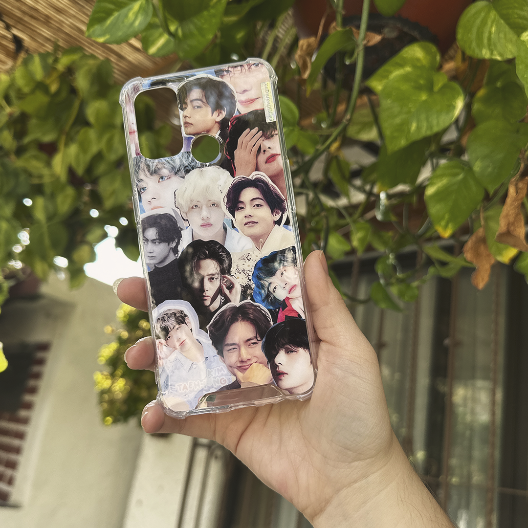 Photo Case Face Collage Transparent Antishock 