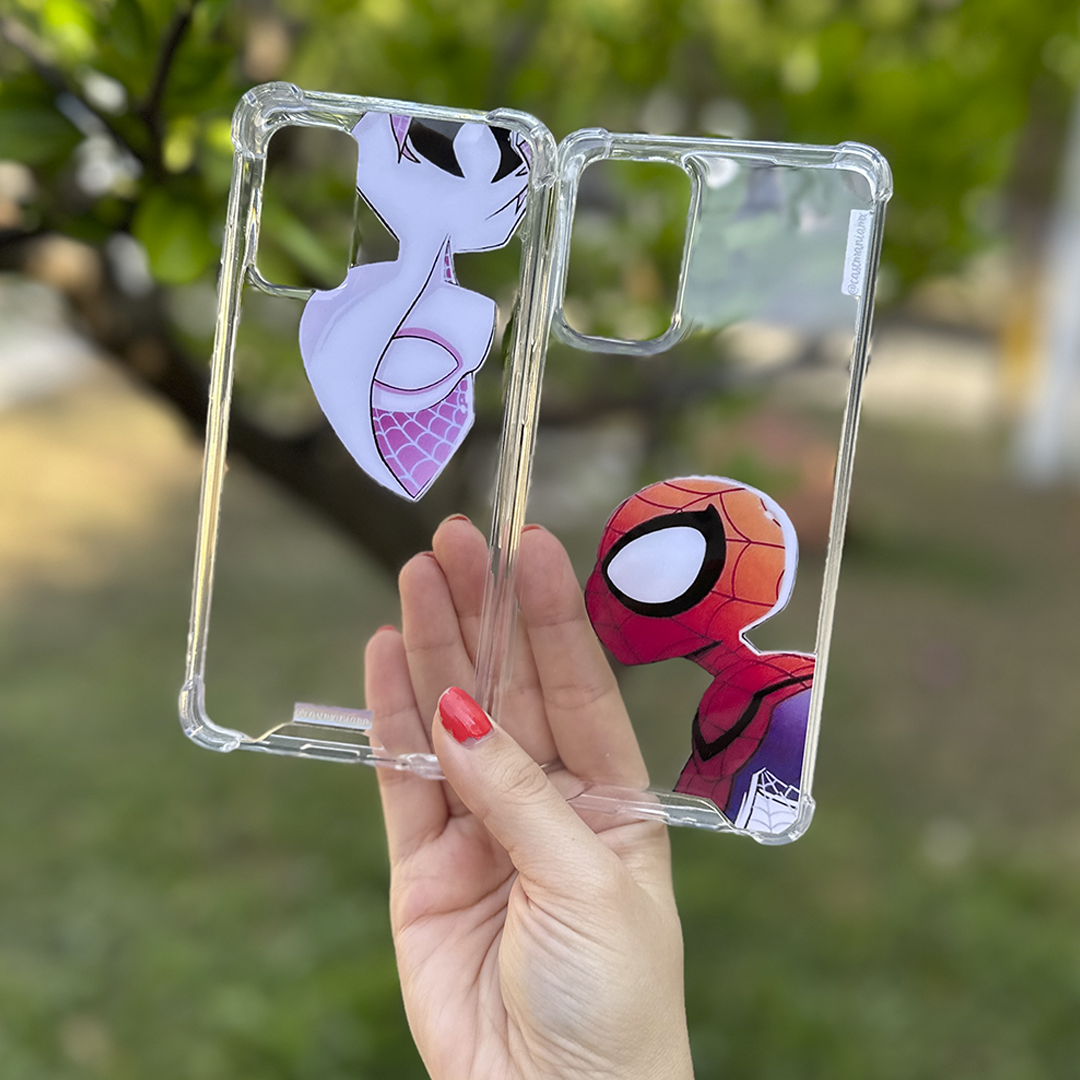 Cases Spiderverse Transparent Antishock