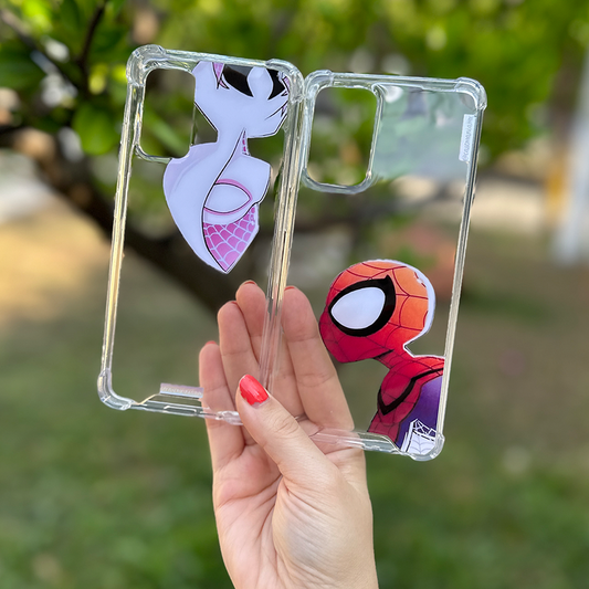 Cases Spiderverse Transparente Antishock