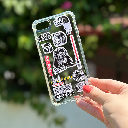 Sticker Case Transparent Antishock 