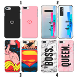 Cases for Couples TPU Black Shore 