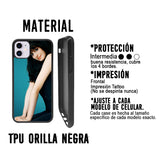 Illustrated Case With Black Edge TPU Silhouette 
