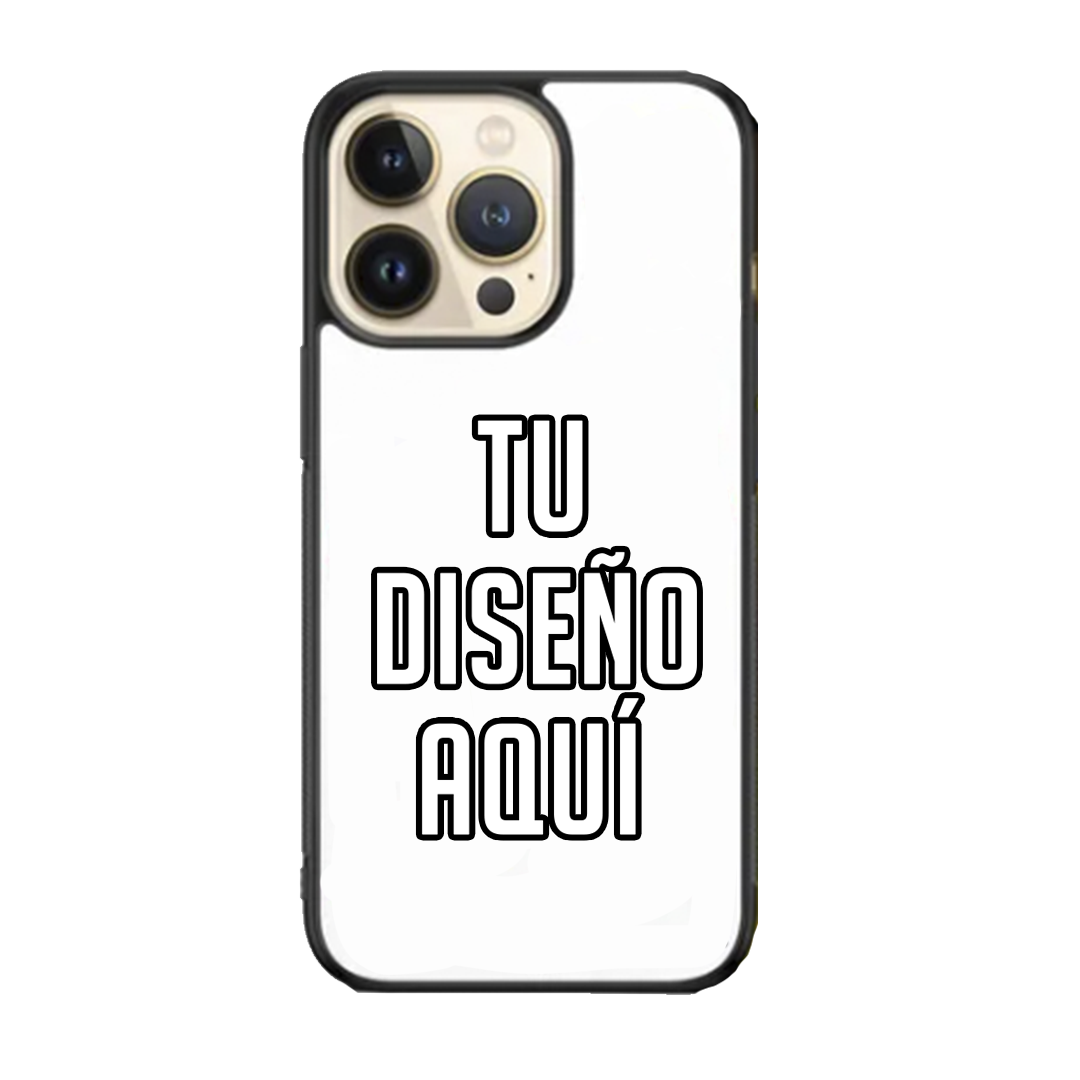 Case Personalizada TPU Orilla Negra