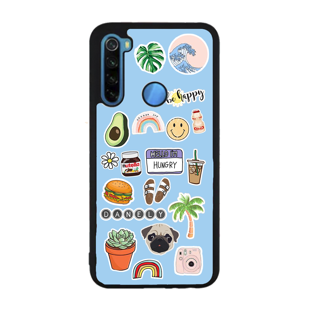 Sticker Case TPU Black Shore 