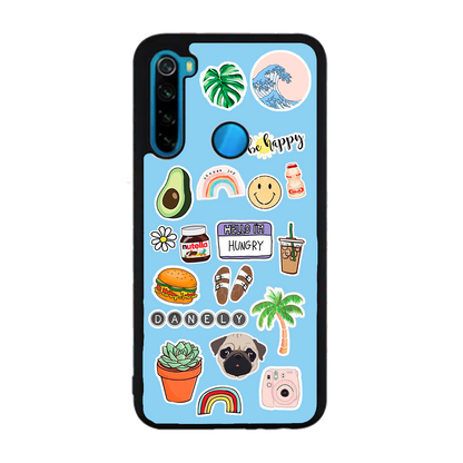 Sticker Case TPU Black Shore 