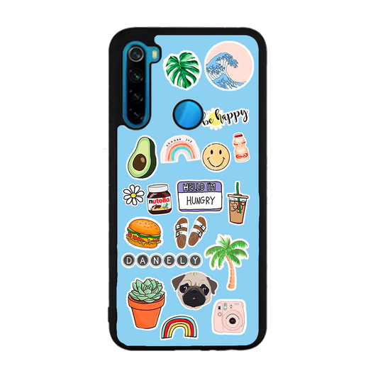 Sticker Case TPU Black Shore 