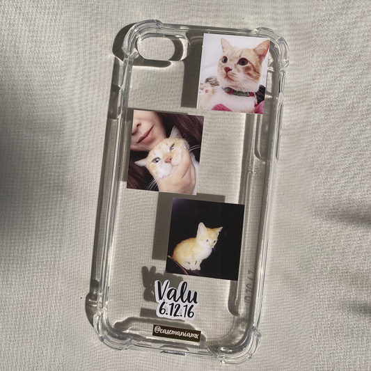 Photo Case 3 Photos Transparent Antishock 